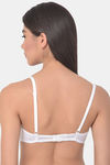 Clovia Push Up Wired Full Coverage T-Shirt Bra - White — thumbnail 4
