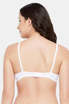 Clovia Single Layered Non Wired Full Coverage T-Shirt Bra - White — thumbnail 4