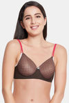 Clovia Padded Non Wired Full Coverage T-Shirt Bra - Brown — thumbnail 1