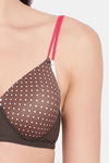 Clovia Padded Non Wired Full Coverage T-Shirt Bra - Brown — thumbnail 5