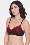 Clovia Padded Non Wired Full Coverage T-Shirt Bra - Black — thumbnail 3