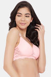 Clovia Padded Non Wired Full Coverage T-Shirt Bra - Pink — thumbnail 2