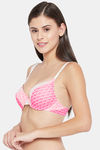 Clovia Padded Wired Medium Coverage T-Shirt Bra - Pink — thumbnail 3
