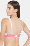 Clovia Padded Wired Medium Coverage T-Shirt Bra - Pink — thumbnail 4
