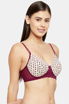 Clovia Padded Non Wired Full Coverage T-Shirt Bra - Beige — thumbnail 2