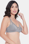 Clovia Double Layered Non Wired Full Coverage T-Shirt Bra - Grey — thumbnail 2