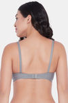Clovia Double Layered Non Wired Full Coverage T-Shirt Bra - Grey — thumbnail 4