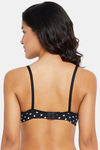 Clovia Padded Non Wired Full Coverage T-Shirt Bra - Black — thumbnail 4