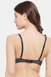 Clovia Padded Non Wired Medium Coverage T-Shirt Bra - Grey Melange — thumbnail 4