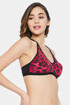Clovia Single Layered Non Wired Medium Coverage T-Shirt Bra - Pink — thumbnail 2