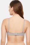 Clovia Padded Wired Medium Coverage Push Up Bra - Grey — thumbnail 4