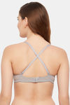 Clovia Padded Wired Medium Coverage Push Up Bra - Grey — thumbnail 5