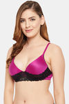 Clovia Padded Wired Medium Coverage Push Up Bra - Purple — thumbnail 3