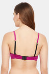 Clovia Padded Wired Medium Coverage Push Up Bra - Purple — thumbnail 4