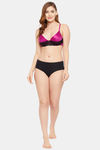 Clovia Padded Wired Medium Coverage Push Up Bra - Purple — thumbnail 6