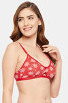 Clovia Double layered Non Wired Medium Coverage T-Shirt Bra - Orange — thumbnail 2