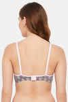 Clovia Padded Non Wired Full Coverage T-Shirt Bra - Grey — thumbnail 4