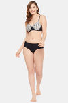 Clovia Padded Non Wired Full Coverage T-Shirt Bra - White — thumbnail 5