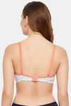Clovia Padded Non Wired Full Coverage T-Shirt Bra - White — thumbnail 4