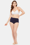 Clovia Padded Non Wired Full Coverage T-Shirt Bra - White — thumbnail 6