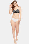 Clovia Padded Non Wired Full Coverage T-Shirt Bra - Black — thumbnail 5