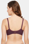 Clovia Padded Non Wired Full Coverage Maternity / Nursing Bra - Purple — thumbnail 4