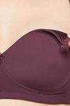 Clovia Padded Non Wired Full Coverage Maternity / Nursing Bra - Purple — thumbnail 6