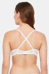 Clovia Padded Non Wired Full Coverage T-Shirt Bra - White — thumbnail 5