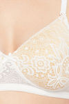 Clovia Padded Non Wired Full Coverage T-Shirt Bra - White — thumbnail 7