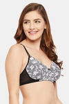 Clovia Padded Non Wired Full Coverage T-Shirt Bra - Black — thumbnail 2