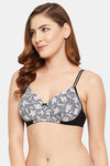 Clovia Padded Non Wired Full Coverage T-Shirt Bra - Black — thumbnail 3