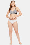 Clovia Padded Non Wired Full Coverage T-Shirt Bra - Black — thumbnail 6