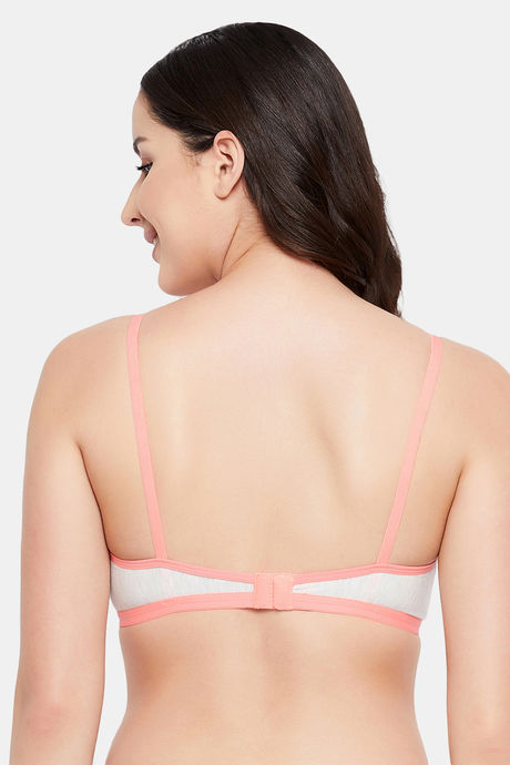 Clovia Single Layered Non Wired Medium Coverage T-Shirt Bra - Grey — image 4