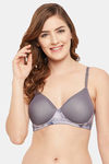 Clovia Padded Non-Wired Full Coverage T-shirt Bra (Pack of 2) - Multicolor — thumbnail 2