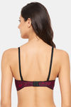 Clovia Lightly Lined Non Wired Full Coverage T-Shirt Bra - Navy Blue — thumbnail 5
