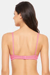 Clovia Double Layered Non Wired Full Coverage T-Shirt Bra - Peach — thumbnail 5