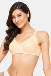 Clovia Double Layered Non Wired Full Coverage T-Shirt Bra - Beige — thumbnail 2