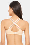Clovia Double Layered Non Wired Full Coverage T-Shirt Bra - Beige — thumbnail 6