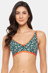 Clovia Double Layered Non Wired Medium Coverage T-Shirt Bra - Green — thumbnail 1