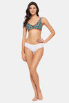 Clovia Double Layered Non Wired Medium Coverage T-Shirt Bra - Green — thumbnail 6