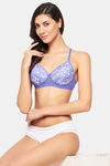 Clovia Lightly Lined Non Wired Full Coverage T-Shirt Bra - Lavender — thumbnail 6