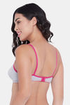 Clovia Single Layered Non Wired Full Coverage T-Shirt Bra - Grey — thumbnail 4