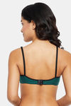 Clovia Single Layered Non Wired Full Coverage T-Shirt Bra - Green — thumbnail 4