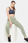 Clovia Lightly Lined Non Wired Full Coverage Super Support Bra - Blue — thumbnail 6