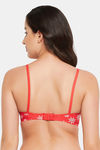 Clovia Single Layered Non Wired Full Coverage T-Shirt Bra - Red — thumbnail 4