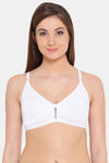 Clovia Double Layered Non Wired Full Coverage T-Shirt Bra - White — thumbnail 1