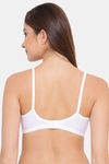 Clovia Double Layered Non Wired Full Coverage T-Shirt Bra - White — thumbnail 4