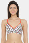 Clovia Double Layered Non Wired Full Coverage Basic Bra - Blue — thumbnail 1