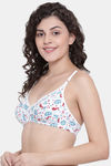 Clovia Double Layered Non Wired Full Coverage Basic Bra - White — thumbnail 3
