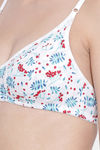 Clovia Double Layered Non Wired Full Coverage Basic Bra - White — thumbnail 5